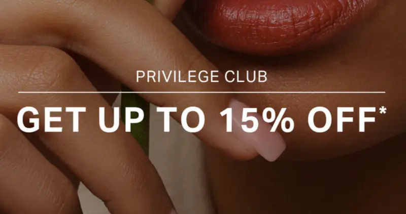 Up to 15% off full price products, 10% off on your birthday and more exclusive benefits with the Fields Privilege Card