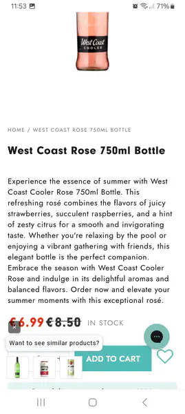 West Coast Cooler Rose