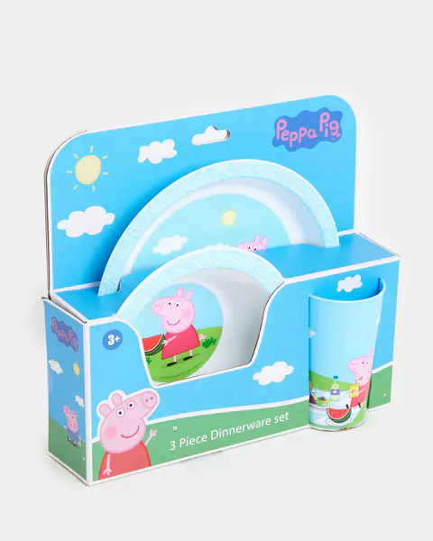 Peppa Pig Dinner Set [3 Pieces]