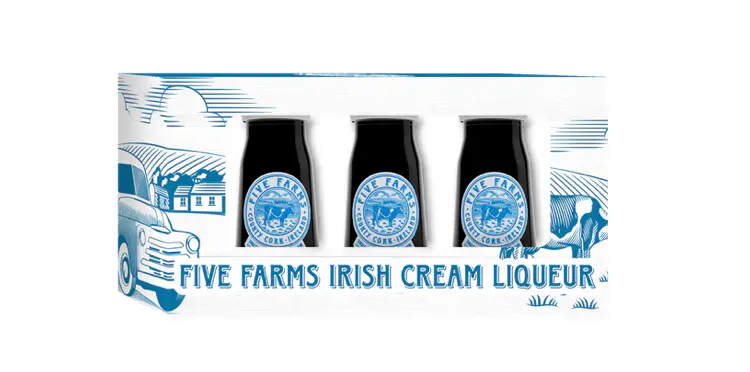 Five Farms Irish Cream Minatures Pack