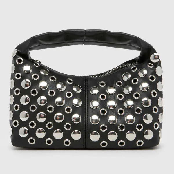 schuh Jazmin Studded Bag in Black Multi