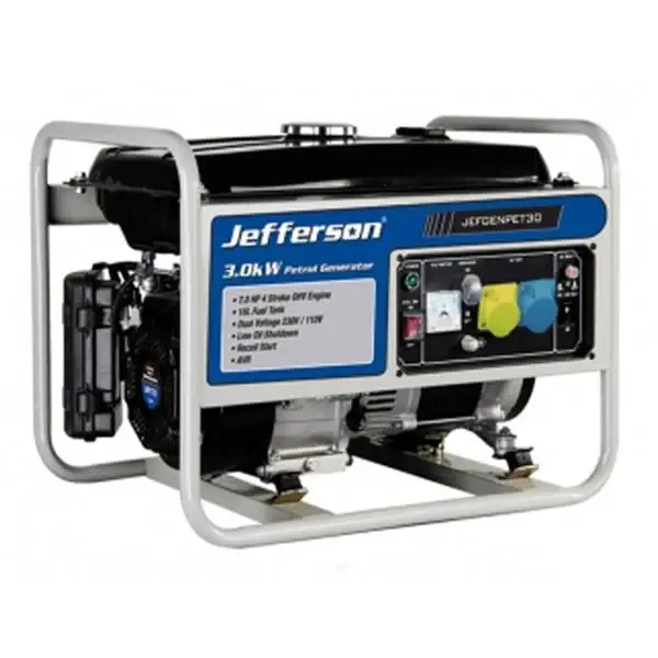 Jefferson 3.0KW Petrol Generator