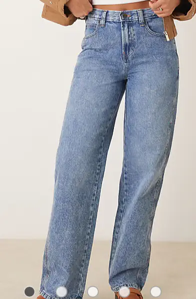 Dickies farner baggy fit two tone faded denim jeans in rinsed blue