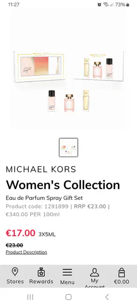 Michael Kors Women's Collection Eau de Parfum Spray Gift Set | The Perfume Shop Ireland