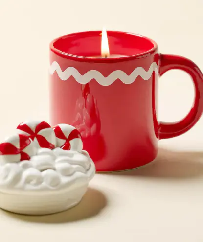 Hot Chocolate Scented Mug Candle