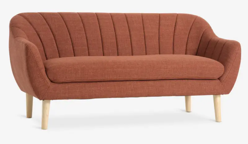Sofa EGEDAL 2.5-seater terracotta or Grey
