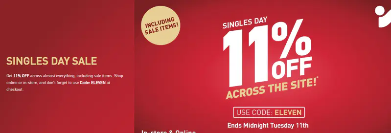 11% OFF ACROSS Elverys! - Use code ELEVEN at checkout