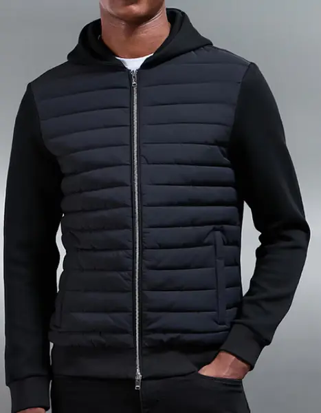 Hybrid Quilted Windbreaker