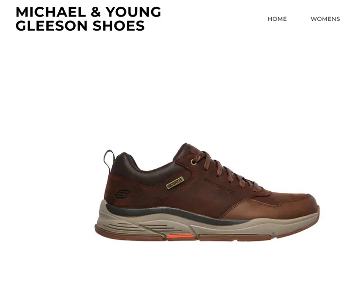 Skechers Benago-Hombre Brown UK 7 - UK 12 Mens