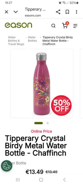 Tipperary Chaffinch bottle