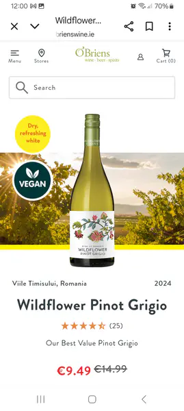 Wildflower Pinot Grigio