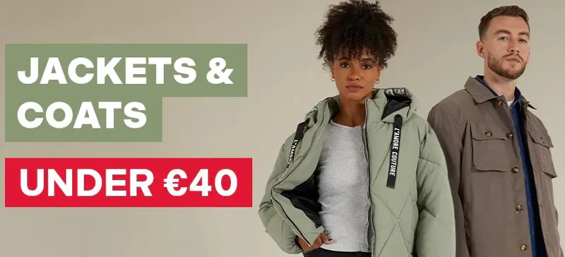 Jackets & Coats under €40 at MandM DIRECT