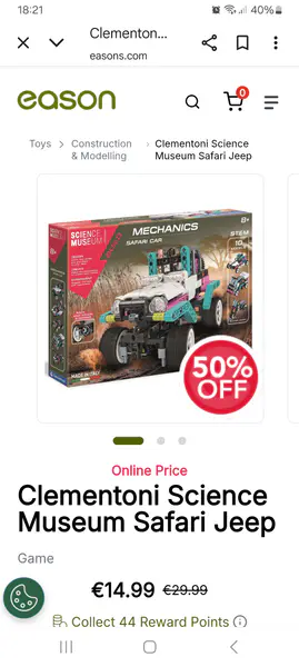 Clementoni Science Museum Safari Jeep