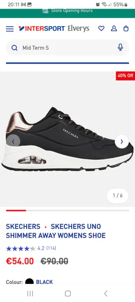 Sketchers Uno Shimmer