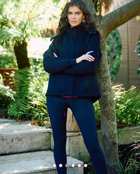 Helen Steele Black Neoprene Jacket