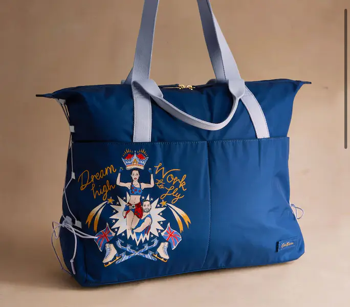 Cath Kidston Navy Lilah and Lewis Gym Bag