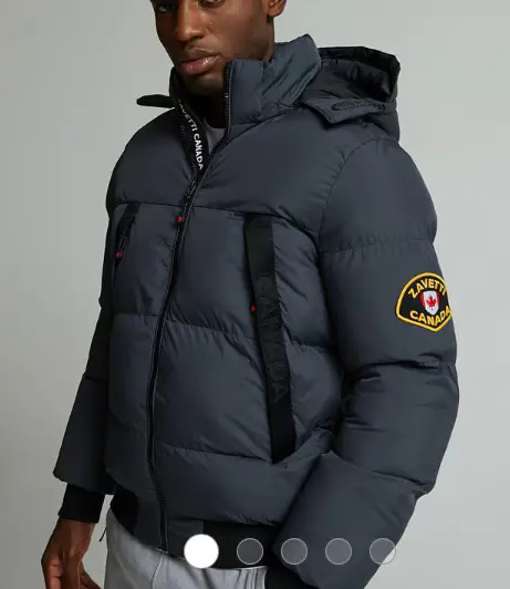 Zavetti Canada Benetto Puffer Bomber Jacket