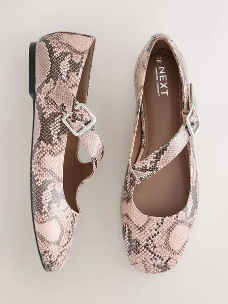 Snake Forever Comfort® Asymmetric Mary Jane Shoes