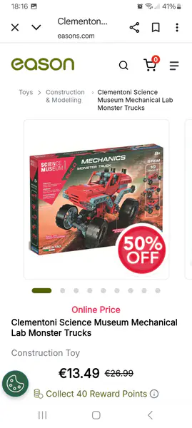 Clementoni Science Museum Mechanical Lab Monster Trucks | Easons.com 