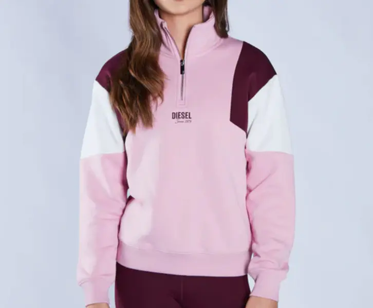 Lucy Half zip Multi Pink