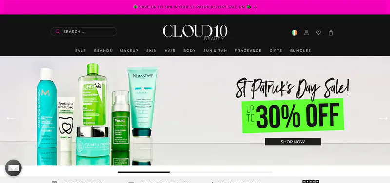Up to 30% off St Patricks Day sale