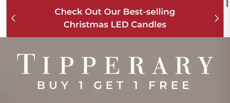 Buy 1 Get 1 Free with Selected Items at Tipperary Crystal