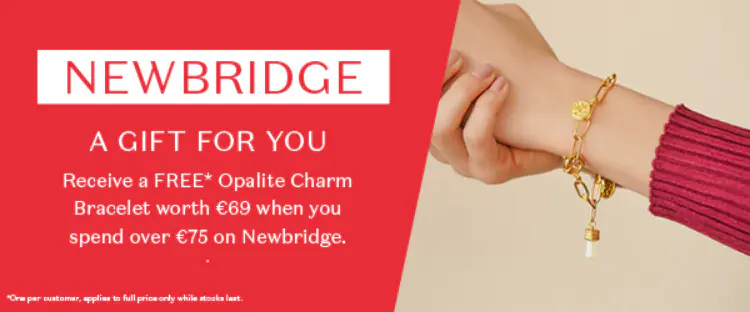 Free Opalite Charm Bracelet with €75+ spend on Newbridge
