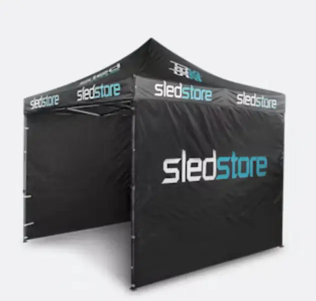 Easy up gazebo with side walls 3m x 3m