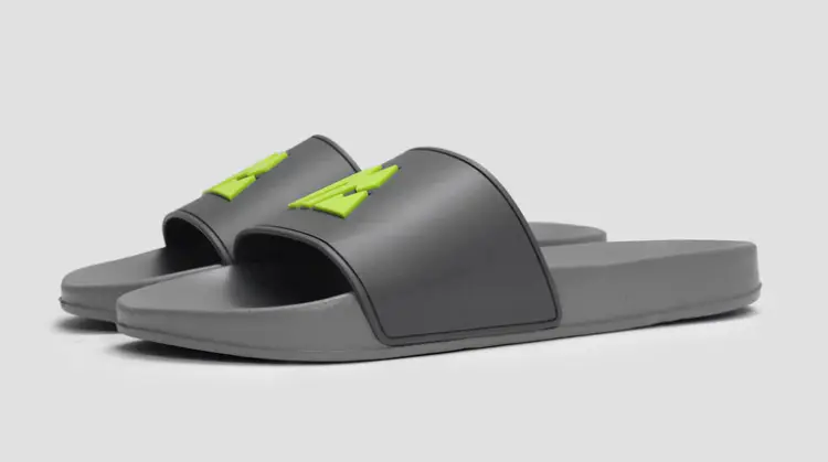 Mtx Slides - Platinum Grey/cement Grey/og Neon