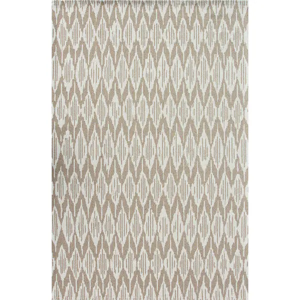 Natural Stripe Woven Sustainable Recycled Cotton Rug