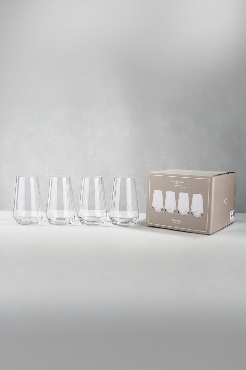 Set of 4 Clery Highball Glasses by Carraig Donn Home