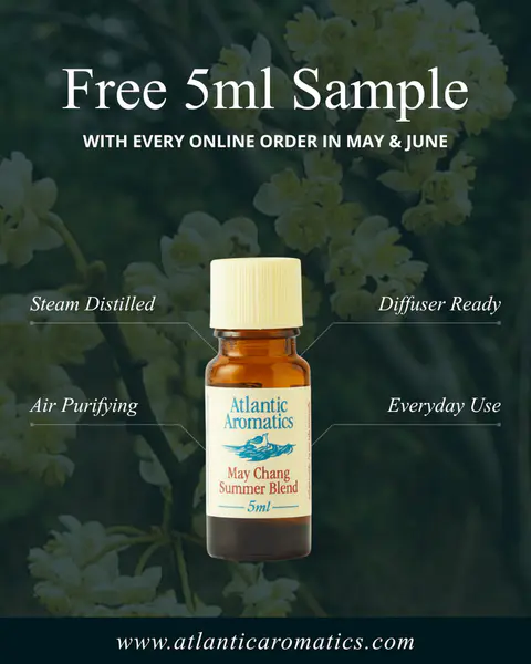FREE 5ml May Chang Summer Blend with every online order