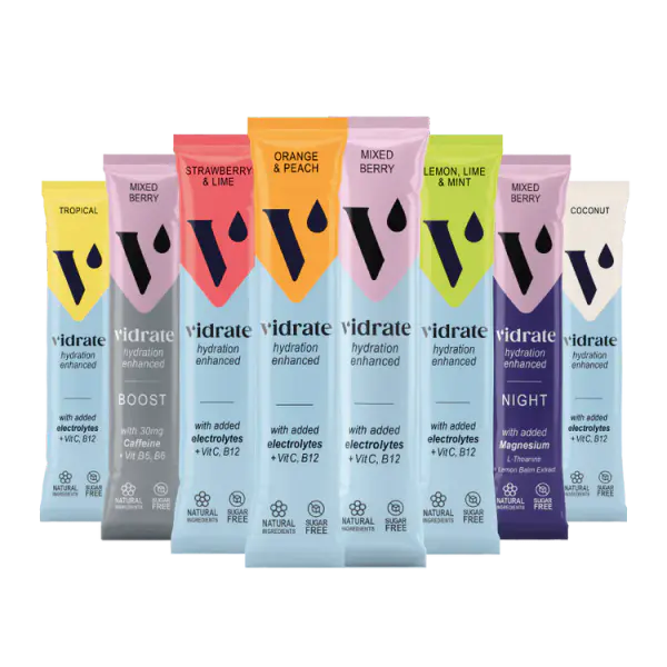 Vidrate Hydration & Vitamins - 30 Day Free Trial Pack - Just Pay Postage