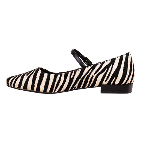 Sorento Ladies Pumps - Roombas - Zebra