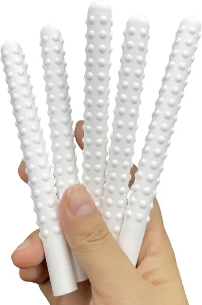 5x Drying Stick for Toys Water Absorption Dry Rod Desiccant Silicone Flesh Light Dryer Absorption Stick All-Purpose Cleaners Diatomite Reusable Reduce Rust (Graininess 5.5x0.47 Inches)