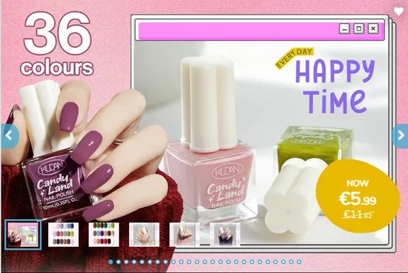 Removable Nail Polish - 36 Colours!