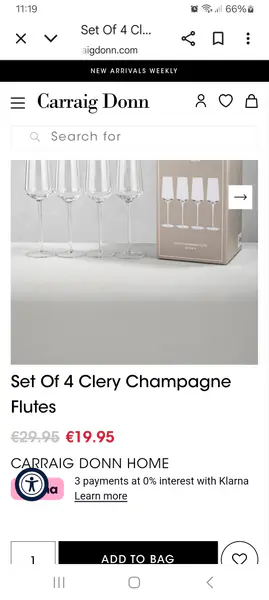 4 champagne flutes