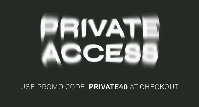 40% off Black Friday Private Access Sale - With Code