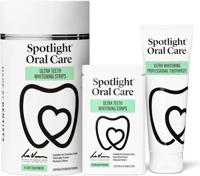 Spotlight Oral Care Advanced Whitening Set - Made by Dentists 