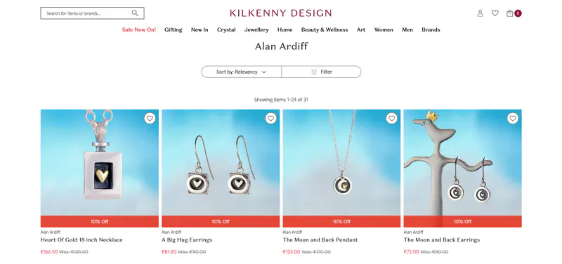 10% OFF Alan Ardiff at Kilkenny Design