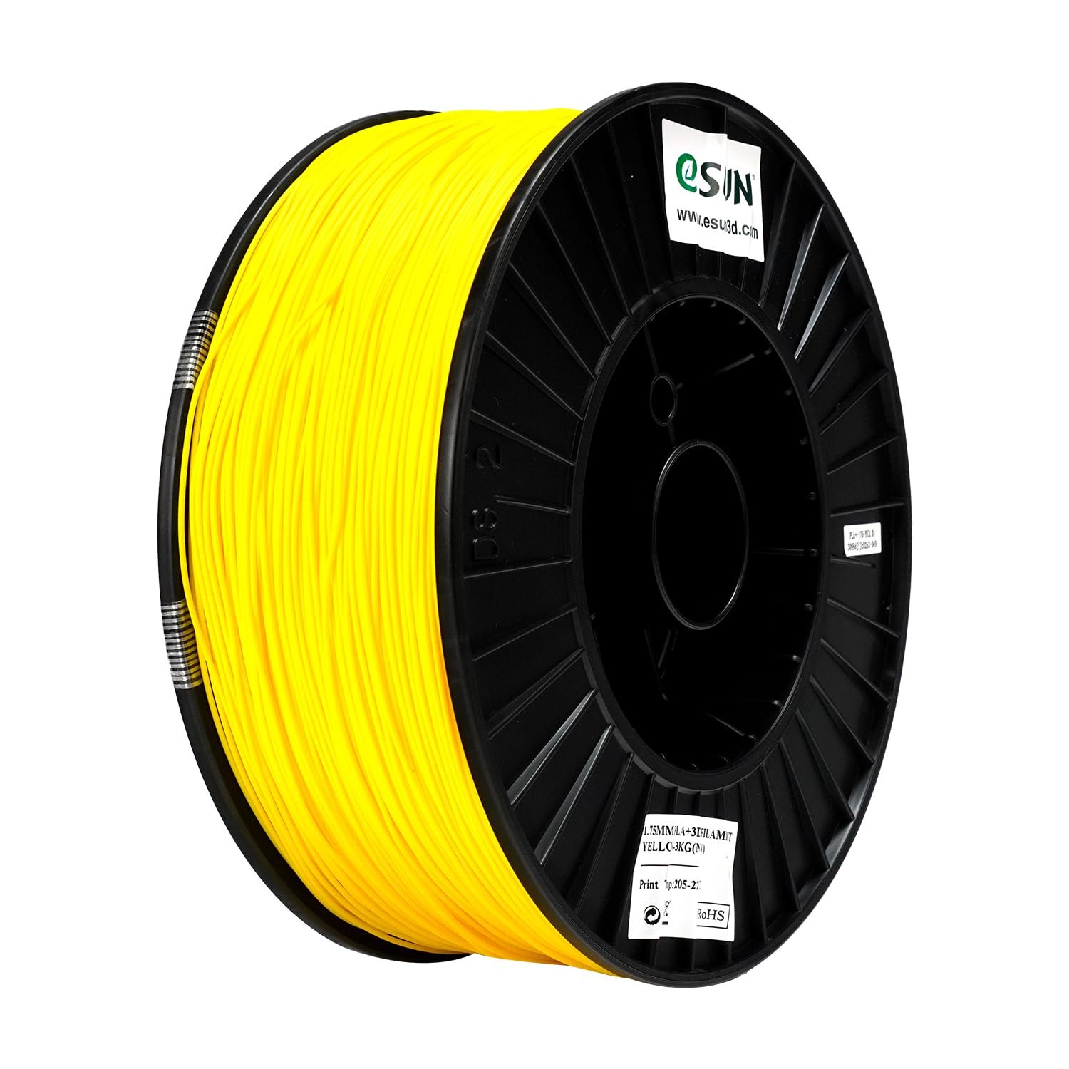 3KG 3D Printer PLA+ Filament 1.75mm in Bright Yellow = £4.30 per kg - Sold By eSUN Official Store FBA