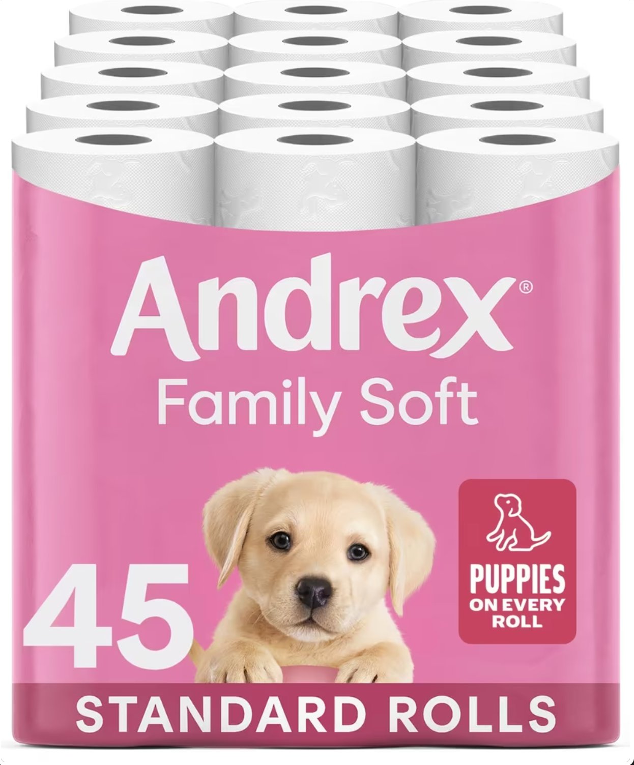 Andrex Family Soft Toilet Tissue 45 Rolls (Previously Andrex Gentle Clean) - €16.21 S&S