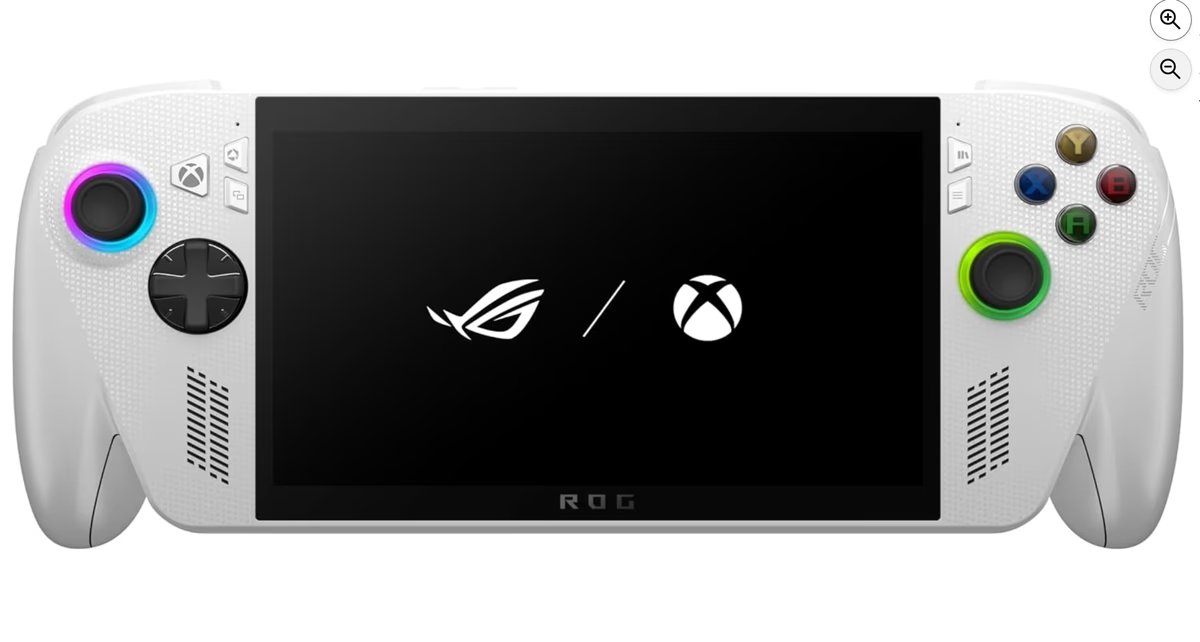 ASUS ROG Xbox Ally | Handheld Gaming Console | AMD Ryzen Z2 A | 7" FHD 120Hz IPS 500nits Touchscreen | 16GB RAM | 512GB PCIe SSD | WIN 11