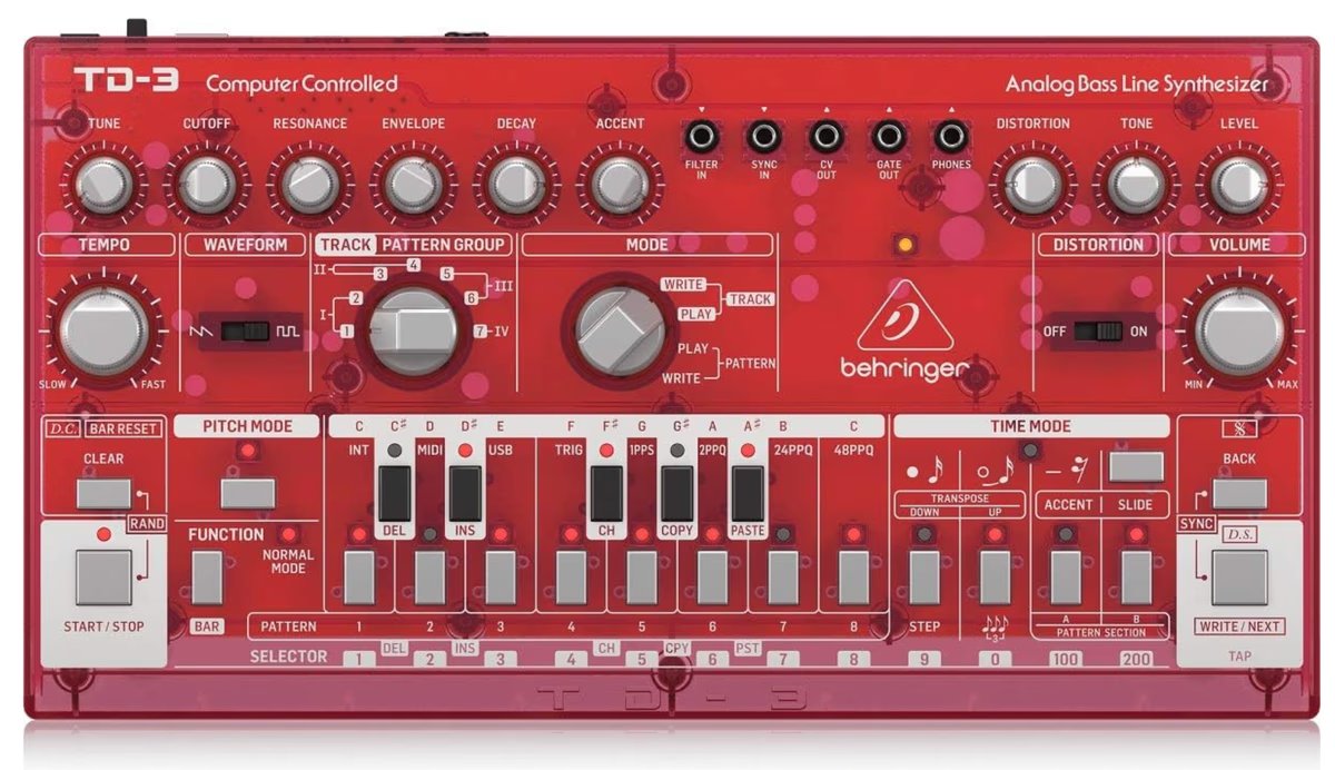 Behringer TD-3-SB Analog Bass Line Synthesizer (Use Code PD10 for price)