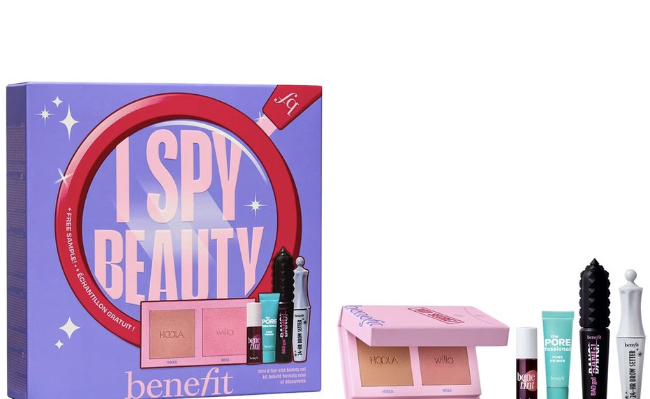 benefit I Spy Beauty Full Face 6-piece Makeup Gift Set + 5 free minis