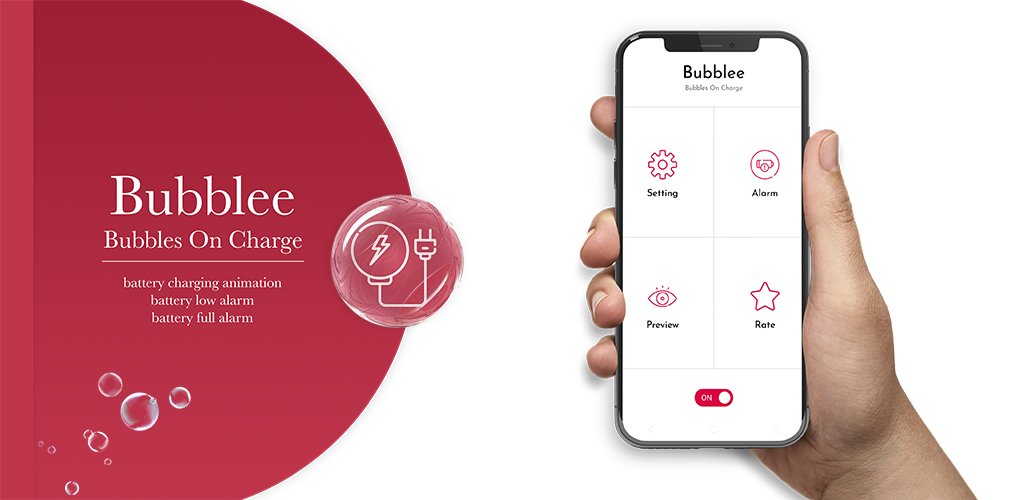 Bubbles Charging Animation App for Android