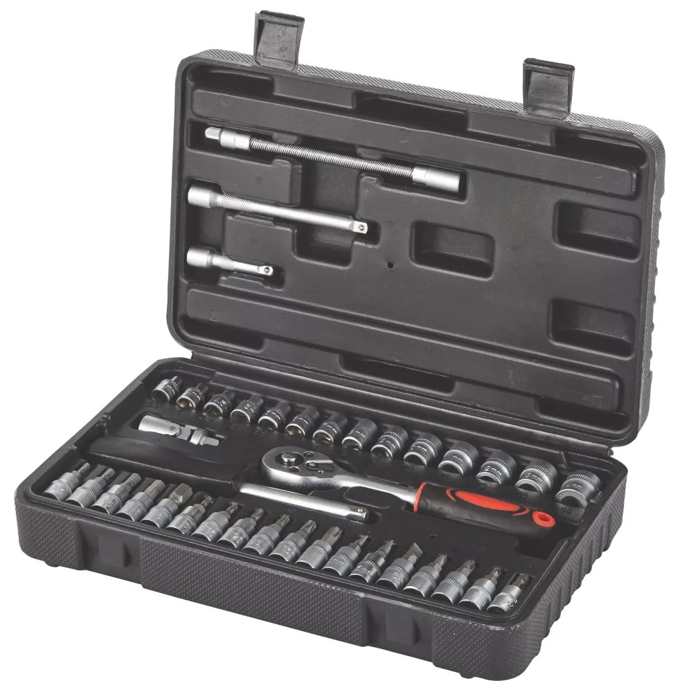 Essentials 1/4" Drive Standard Socket Set 38 Pieces (2497V) (Free C&C)