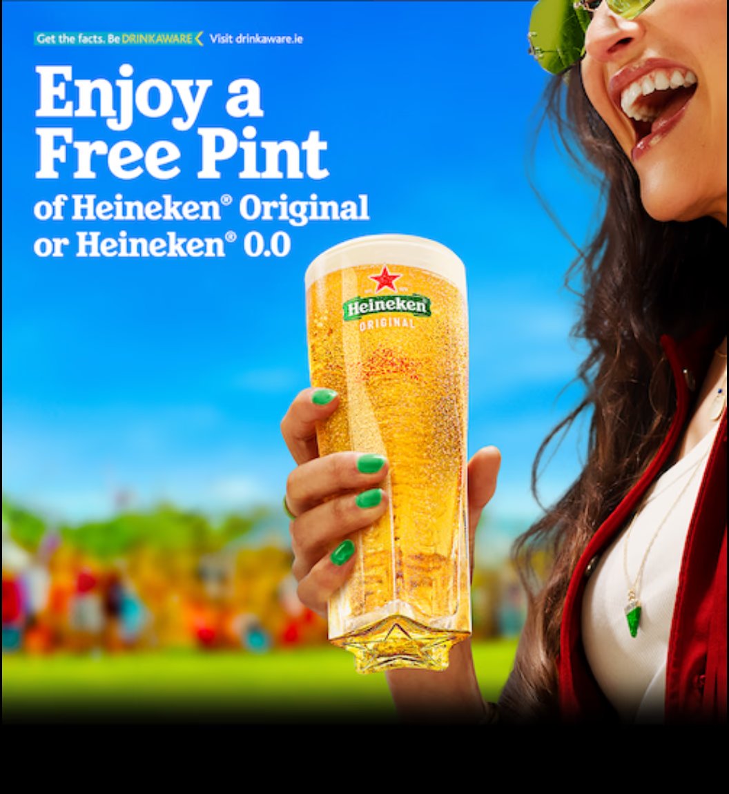 Free Pint Of Heineken - Reddem at Supported Pubs