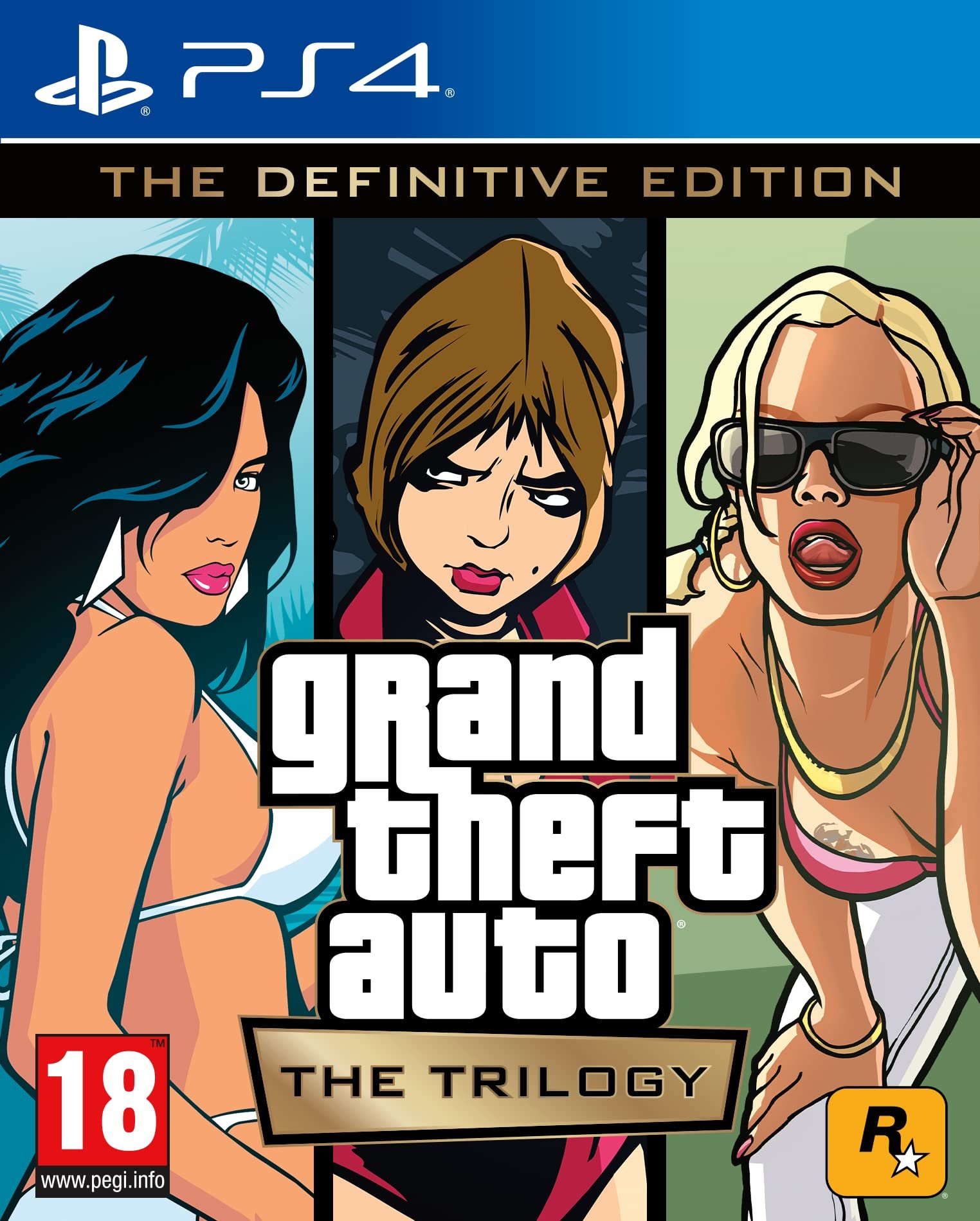 Grand Theft Auto: The Trilogy - The Definitive Edition, Sony PlayStation PS4 (PS4)