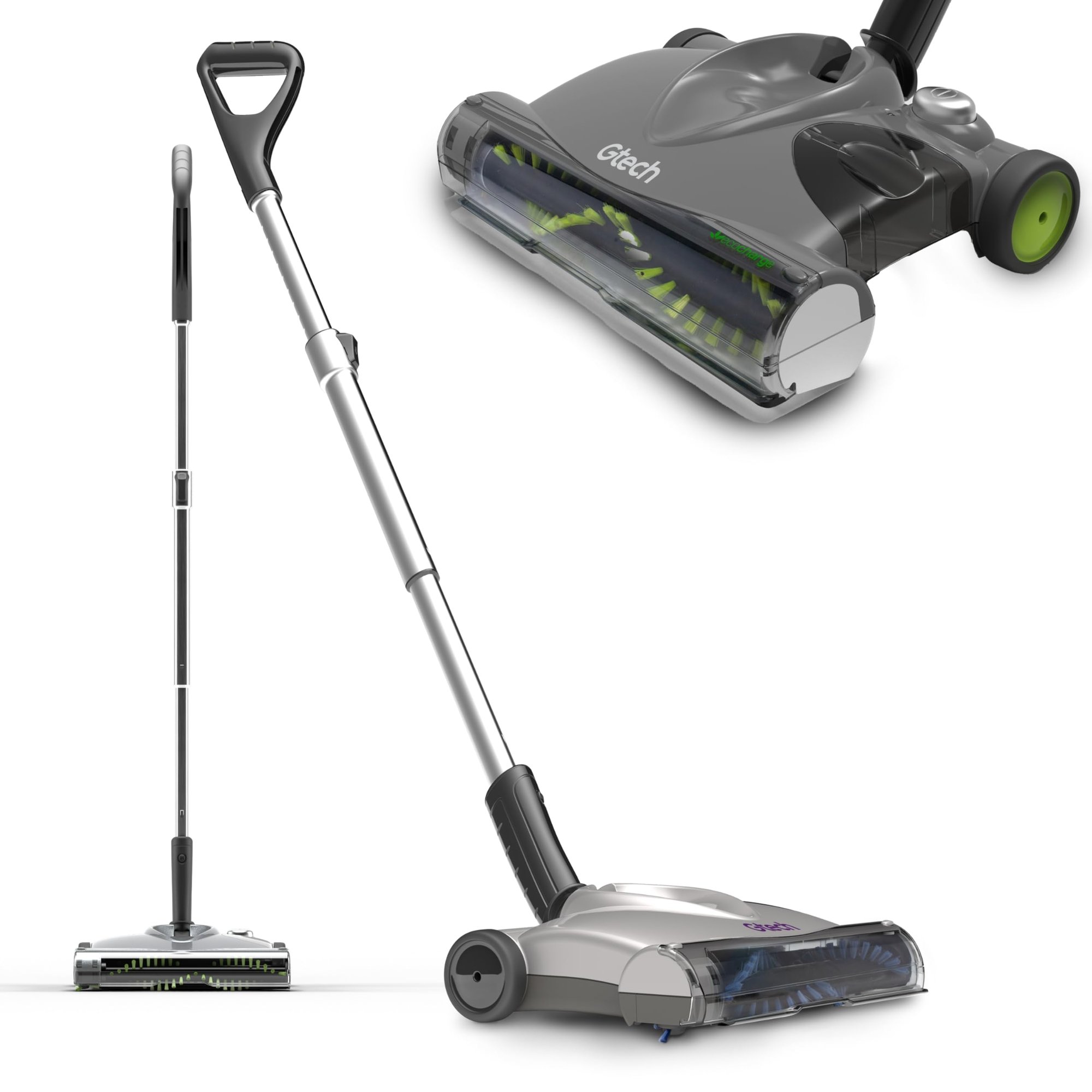 Gtech SW22 Lithium Power Sweeper | Powerful 7.4V Motor | 90 mins Runtime